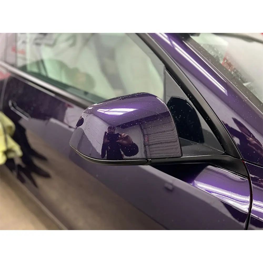 Film de protection de peinture de couleur TPU violet de minuit ultra auto-cicatrisant pour voiture facile à installer pas de vente chaude résiduelle aux États-Unis 1.52x15m