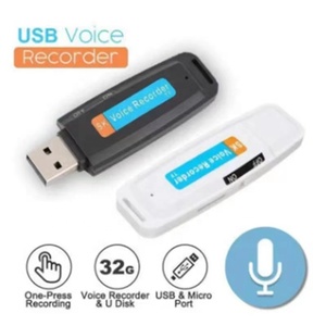Grabadora de Audio Digital en forma de disco en U con tarjeta Flash Tf Grabadora de voz Usb Mini dictáfono Grabadora de voz digital - Product Image 2