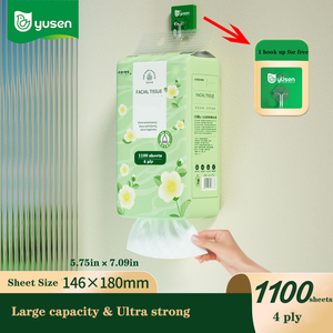 Nhà Máy Tùy Chỉnh 100% Gỗ Bột Giấy Bột Giấy Tre 4ply Mặt Mô Gói Lớn Dưới Ngăn Kéo Pick up Treo Mô Giấy Bán Buôn - Product Image 2