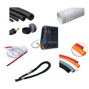 Tốc độ cao PP PE PVC PA sóng ống máy làm tường đơn sóng điện ống dẫn ống dây chuyền sản xuất - Product Image 6