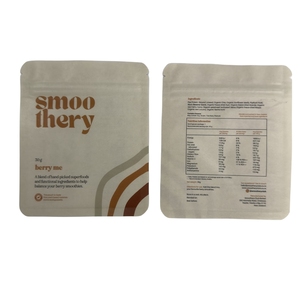 Kozmetik Kraft kese Compostable örnek paket biyobozunur ilaç poşet Tablet paketi Mylar çanta kılıfı Tablet için - Product Image 6