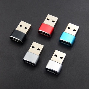C型适配器C型USB C母头至USB2.0 USB 2.0 A公OTG转换器适配器