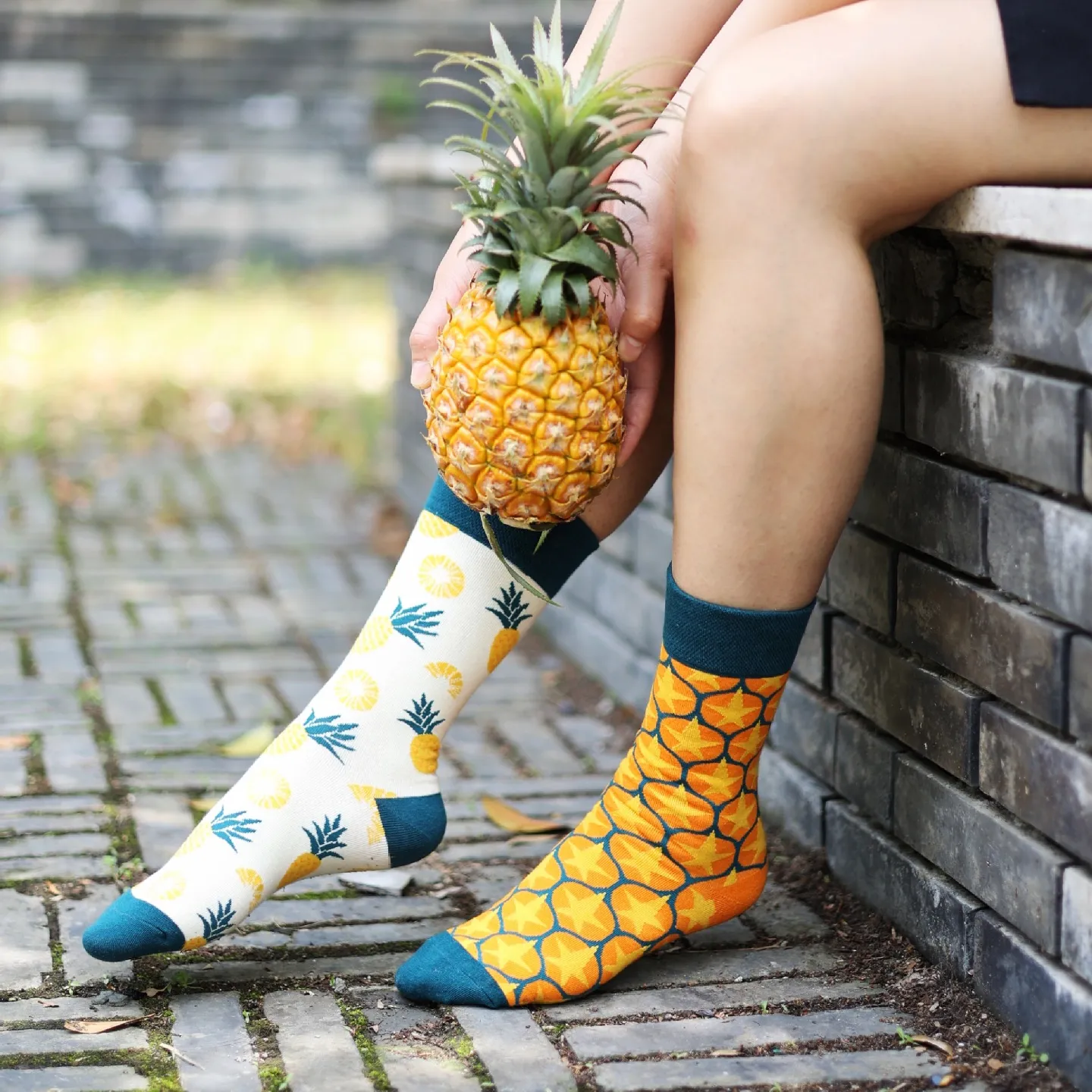 Casual cotone di alta qualità colorato logo personalizzato nuovo vestito firmato Business Happy Funny Socks