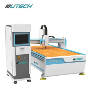 Ad alta efficienza CNC oscillante taglio CCD contorno macchina di taglio CNC Router per KT Board PVC MDF cartone taglio incisione - Product Image 6