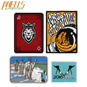 Sao Vá Huy Hiệu Sắt May Trên Áo Khoác Quần Jean Áo Sơ Mi Túi Cá Nhân Tùy Chỉnh Chuyến Bay Phù Hợp Với Biểu Ngữ Phong Cách Thêu Cảm Thấy Tên Vá - Product Image 1