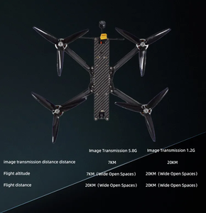 FPV Racing Drone DIY Drone Kit 5 pulgadas 7 pulgadas 10 pulgadas RTF DIY Set con Motor sin escobillas Marco de controlador de vuelo de largo alcance - Product Image 6