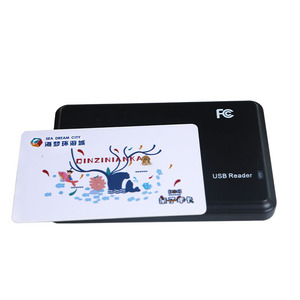 Smart Card <strong>Reader</strong> and <strong>Writer</strong> IC Chip <strong>RFID</strong> USB Desktop Card <strong>Reader</strong> for ID Smart Cards - Product Image 3