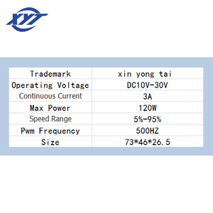 XYT CCM2 10-30 V 120 W DC Motor-Geschwindigkeitsregler Steuerung Pwm-Steuerung - Product Image 6