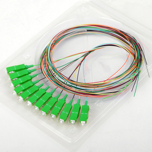 ชุดสายไฟเบอร์ออปติกแบบเส้นเดียว12สี0.9 SC/APC 1เมตรสายใยแก้วนำแสง pigtail sc/st/fc/lc/upc - Product Image 2