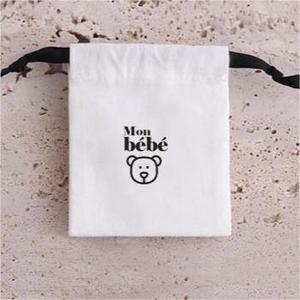 Eco-friendly Twill Cotton Pouch Thread Ribbons <strong>String</strong> Bag Packaging Drawstring Pouch Jewelry Gift Drawstring Pouch Gift - Product Image 4