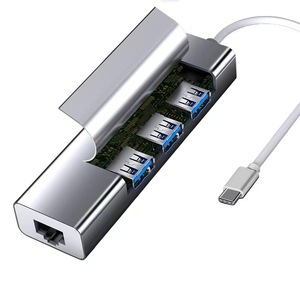 <strong>Type</strong> C Gigabit Ethernet Adapter Usb 3.1 <strong>Network</strong> Card to Rj45 Lan 10/100/1000 Mbps External for Windows 10 <strong>Computer</strong> Accessories - Product Image 2