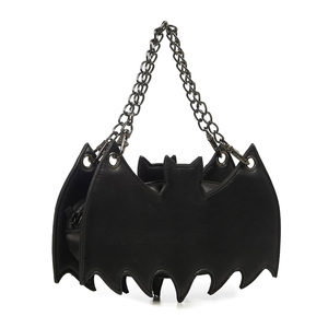 Hàng loạt sản xuất tùy chỉnh PU da hình Túi dây đeo chuỗi Lolita BAT Vai Messenger túi ví - Product Image 2