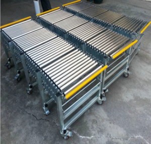Transportador de rodillos de acero de alta calidad para carga y descarga de contenedores Cartones de neumáticos Impulsado por energía para plantas de fabricación - Product Image 2