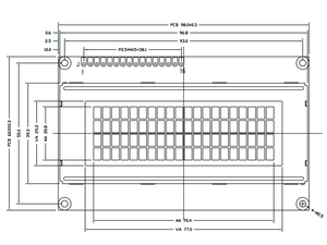 Módulo de pantalla LCD Cob 20x4 directo de fábrica 2004A 5V azul/amarillo-verde pantalla retroiluminación carácter 20*4 módulo LCD - Product Image 5