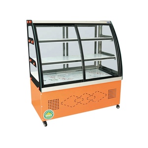 Nhà máy bán trực tiếp máy tính để bàn bằng thép không gỉ góc mát dẫn bánh <span class=keywords><strong>Showcase</strong></span>/bánh <span class=keywords><strong>pasty</strong></span> <span class=keywords><strong>Showcase</strong></span> tủ lạnh tủ trưng bày - Product Image 5