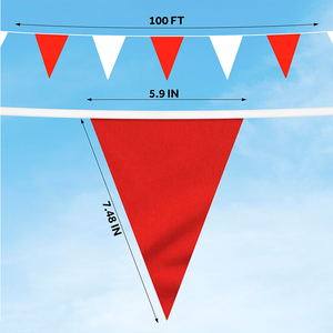 2023 Promotional Sublimation Outdoor All Country <strong>Custom</strong> Design <strong>Triangle</strong> Pennant <strong>String</strong> <strong>Bunting</strong> Hanging <strong>Flag</strong> for Decoration - Product Image 6