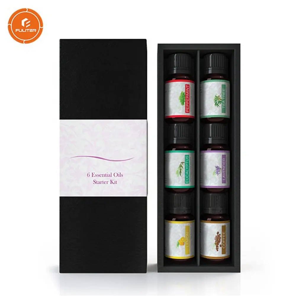 Kotak kosmetik kustom pengiriman kertas botol minyak esensial Set kotak botol rol parfum minyak dengan kotak kemasan