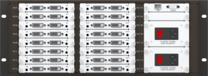 Sin modular matriz 16x16 SDI DVI VGA HDMI HDbaseT código de pared de vídeo función 4K HDMI matriz 16x16 - Product Image 5