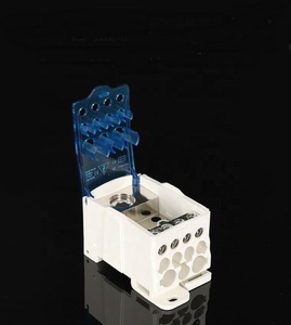 UKK 400A配电弹簧接线端子塑料Din导轨分配块，带螺钉端子 - Product Image 4