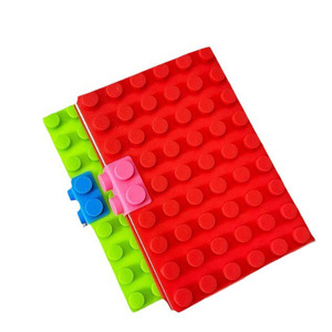 シリコーンノートパッドクリエイティブ文房具印刷ロゴビルディングブロックギフトA6学生用 - Product Image 1