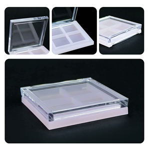 Cosmetic Packaging 4Pans <strong>Making</strong> Powder Empty <strong>Compact</strong> PS Material <strong>Compact</strong> Powder Case Blush <strong>Compact</strong> Case - Product Image 6