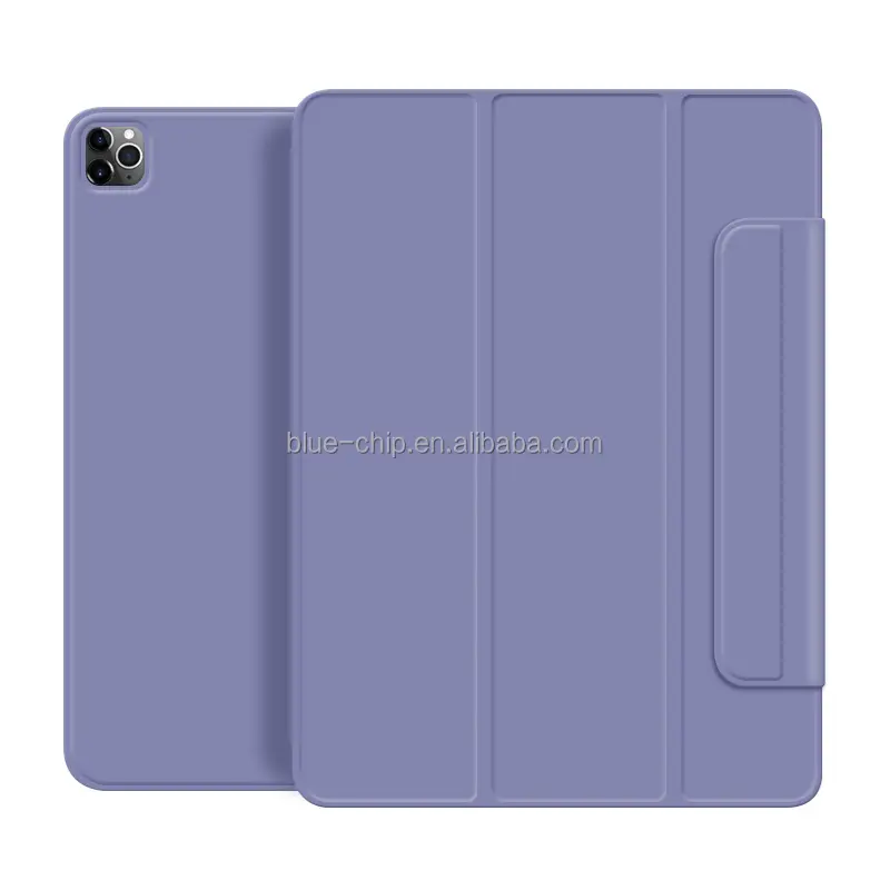 Custom Protective Tablet Case Soft Leather Back Auto Sleep Wake Magnetic Buckle Cover for IPad Air 54 10.9 with Pencil Holder