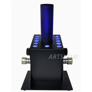 Led Co2 Jet RGB renk 12x3Watt büyük disko Co2 makinesi DMX 512/manuel kontrol Led Co2 jet makinesi 12x3W RGB 3IN1 Led lamba sprey - Product Image 5