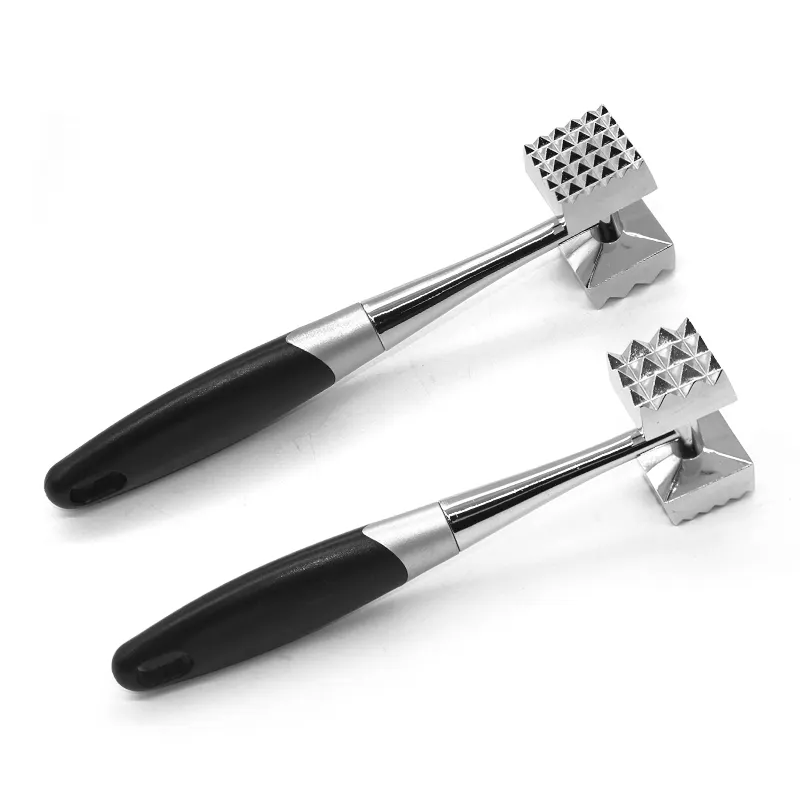 Cozinha Premium Stainless Steel Meat Hammer, martelo amaciador de carne para bife de frango