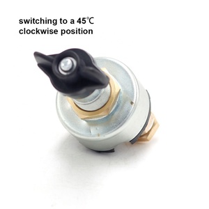 <strong>200A</strong> 12V 24V Battery Marine Vehicle Fixed Handle Key Battery <strong>Isolator</strong> Cut-off SwitchKnob Type Battery Copper Foot Main <strong>Switch</strong>