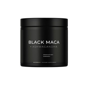 ブラックマカ根カプセルブラックマカ根 + アシュワサンダ + ブラックペッパーエキス男性用サプリメントマカカプセル