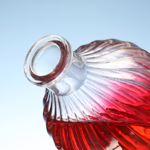 新设计威士忌酒瓶350毫升500毫升700毫升750毫升空玻璃瓶 - Product Image 2
