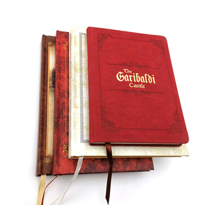 Venda quente Personalizado PU couro sintético capa notebook <span class=keywords><strong>Softcover</strong></span> formal negócios estilo Revistas com bolso de papel