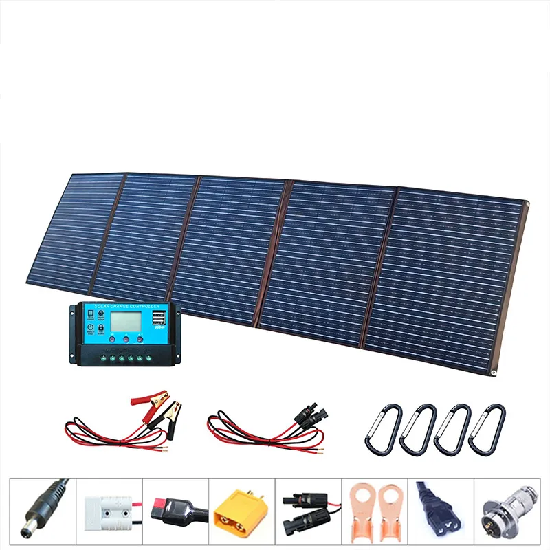 500W-5 Rv 태양 광 발전 패널 배터리 전원 공급 장치 단결정 태양 광 모듈 자율 주행 투어용 태양 전지 패널