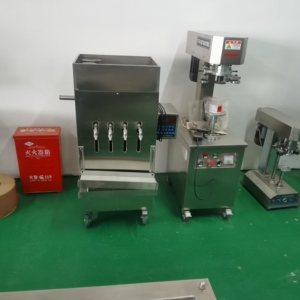 半自動フルーツジュース製造小さな工場生産液体充填機ジューサー充填機 - Product Image 5