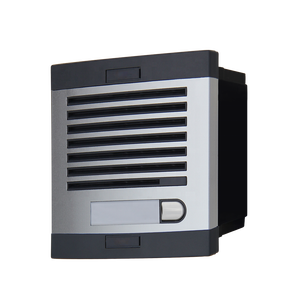 Sistema de intercomunicación para edificio de apartamentos de alta calidad ABS diseño Simple teléfono aleación de aluminio anodizado transformador de Panel frontal