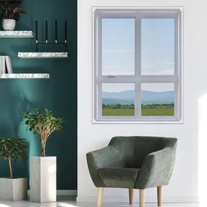 Magnetic <strong>Window</strong> Screen Adjustable DIY <strong>Window</strong> <strong>Net</strong> Fiberglass Mesh Protector White Screen <strong>Window</strong> Frames With Grey Mesh - Product Image 2