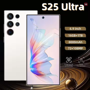 การกำหนดค่าสูง OCTA Core 4K 108MP ซิมคู่ Android14 100W โรงงาน2025 16G + 1TB สำหรับสมาร์ทโฟน5G S25Ultra ฟรี - Product Image 4