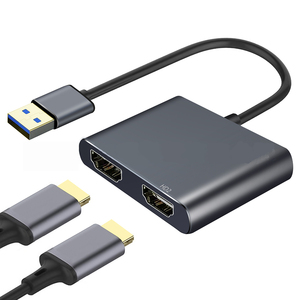 Nuevo modelo USB A 3,0 a adaptador divisor HDMI dual 5G 1080P 60Hz Convertidor para Modo de monitores triples sistema Windows - Product Image 2
