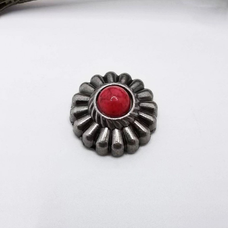 F980 Antique silver red