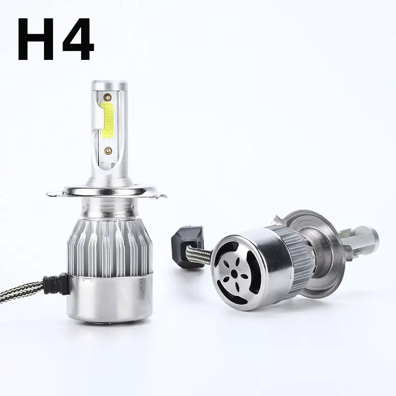 45W CSP LED farol H1 H4 H7 auto farol lâmpada H8 H11 carro super branco LED farol