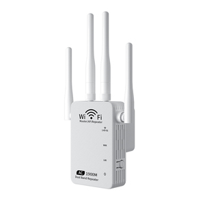 4เสาอากาศ1900Mbps 5G 2.4G ความถี่1900Mbps อัตราการส่งข้อมูลสูงสุดแลนแบบมีสาย Repeater ใช้ในบ้าน WEP ROHS เราเตอร์ AP-Fi Extender - Product Image 2