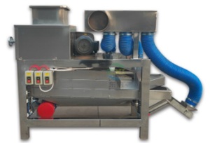 Pelador de puntas de cacao de 100 kg/h, máquina peladora de puntas de cacao, máquina craqueadora de cacao - Product Image 5