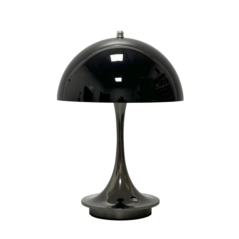 Mantar masa lambası şarj edilebilir ev şarj edilebilir masa lambası dokunmatik dimmer akülü şarj edilebilir masa lambası