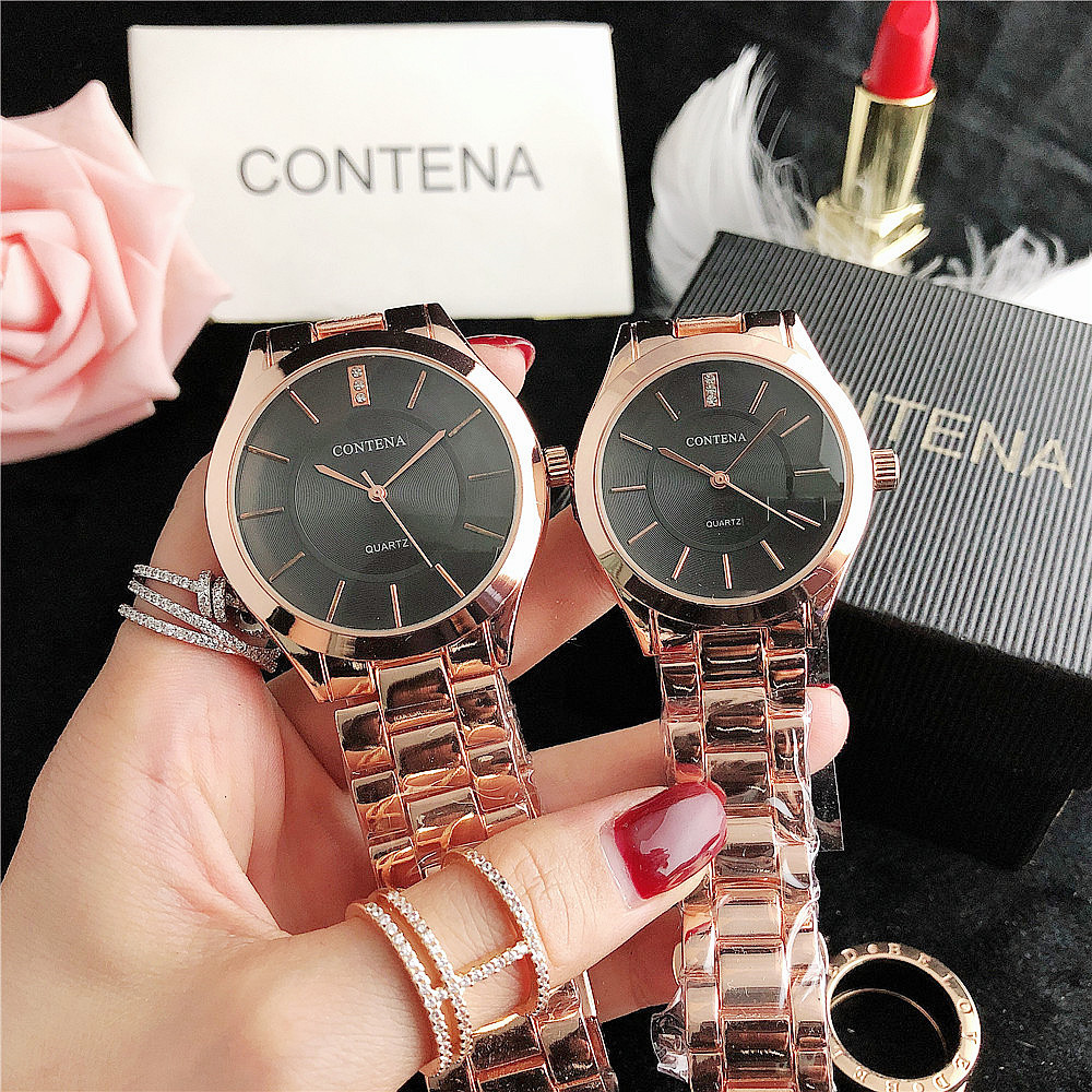 Noir et or rose