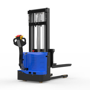 Electric Stacker Reach 1.5 Ton Lead Acid Battery 3 m Lifting Height <strong>Platform</strong> Manual Stacker - Product Image 1