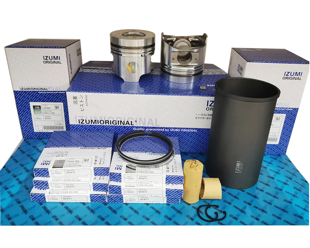 IZUMI-kit de revestimiento de pistón para motor Isuzu, 4HF1, 4HE1, 4HG1, 6BG1, 6HH1, 6HK1, 6BD1, ORIGINAL
