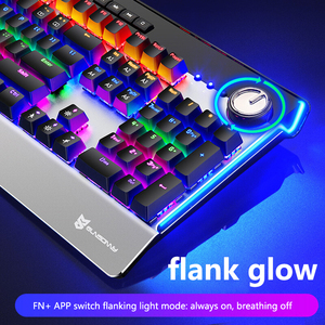 Blue Axis Wired Mechanical <strong>Keyboard</strong> Game Custom Macro Programming Multimedia Keys <strong>Computer</strong> Desktop Mechanical <strong>Keyboard</strong> - Product Image 3