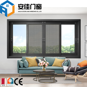 High-End Modern Design Smoothly <strong>Closed</strong> Aluminium Sliding <strong>Window</strong> Windproof Export Aluminum <strong>Windows</strong> - Product Image 3