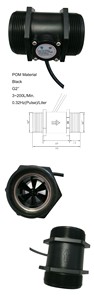 New product hot sale Turbine <strong>Flowmeter</strong> <strong>sensor</strong> DN15 SUS304 <strong>Sensors</strong> <strong>pulse</strong> signal flow <strong>sensors</strong> - Product Image 4
