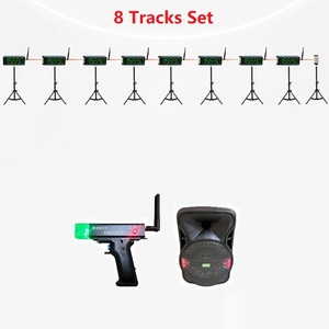 Infrarot-Sensor Multi-Athlet Running Match Mehrspur-Stoppuhr Timing Race Clock Drahtloser Laser-Timer mit Start pistole - Product Image 6